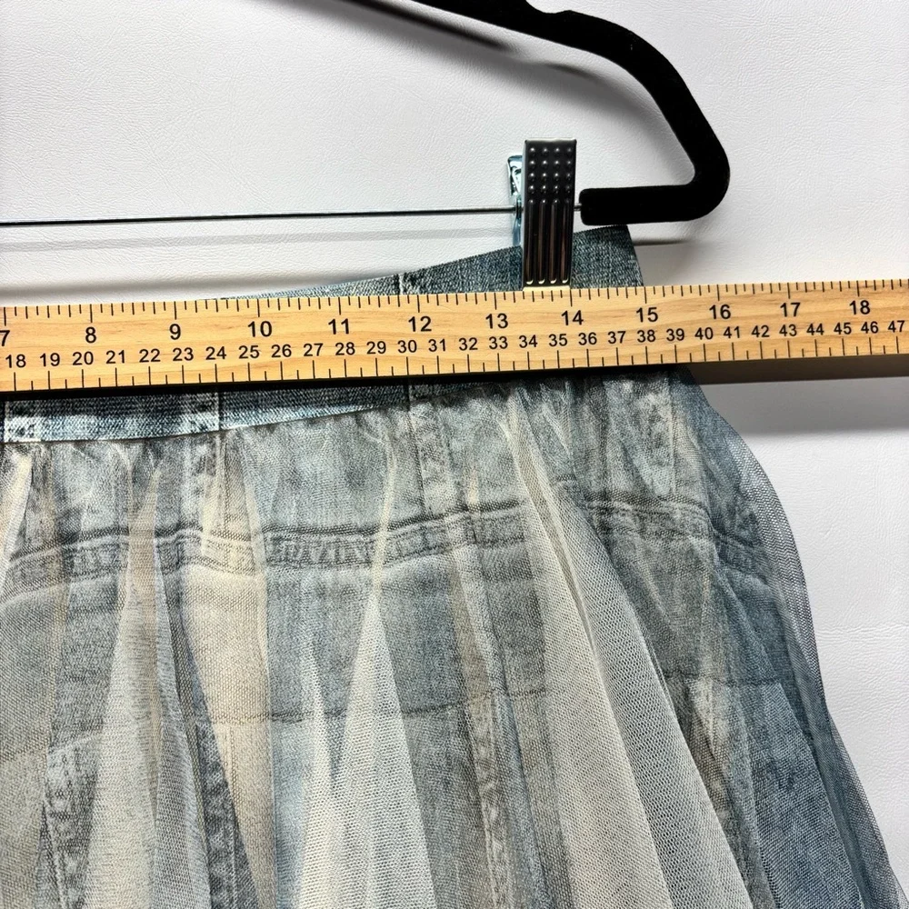 ✨Origami Dreamy Tiered Tulle Midi Skirt Size XL